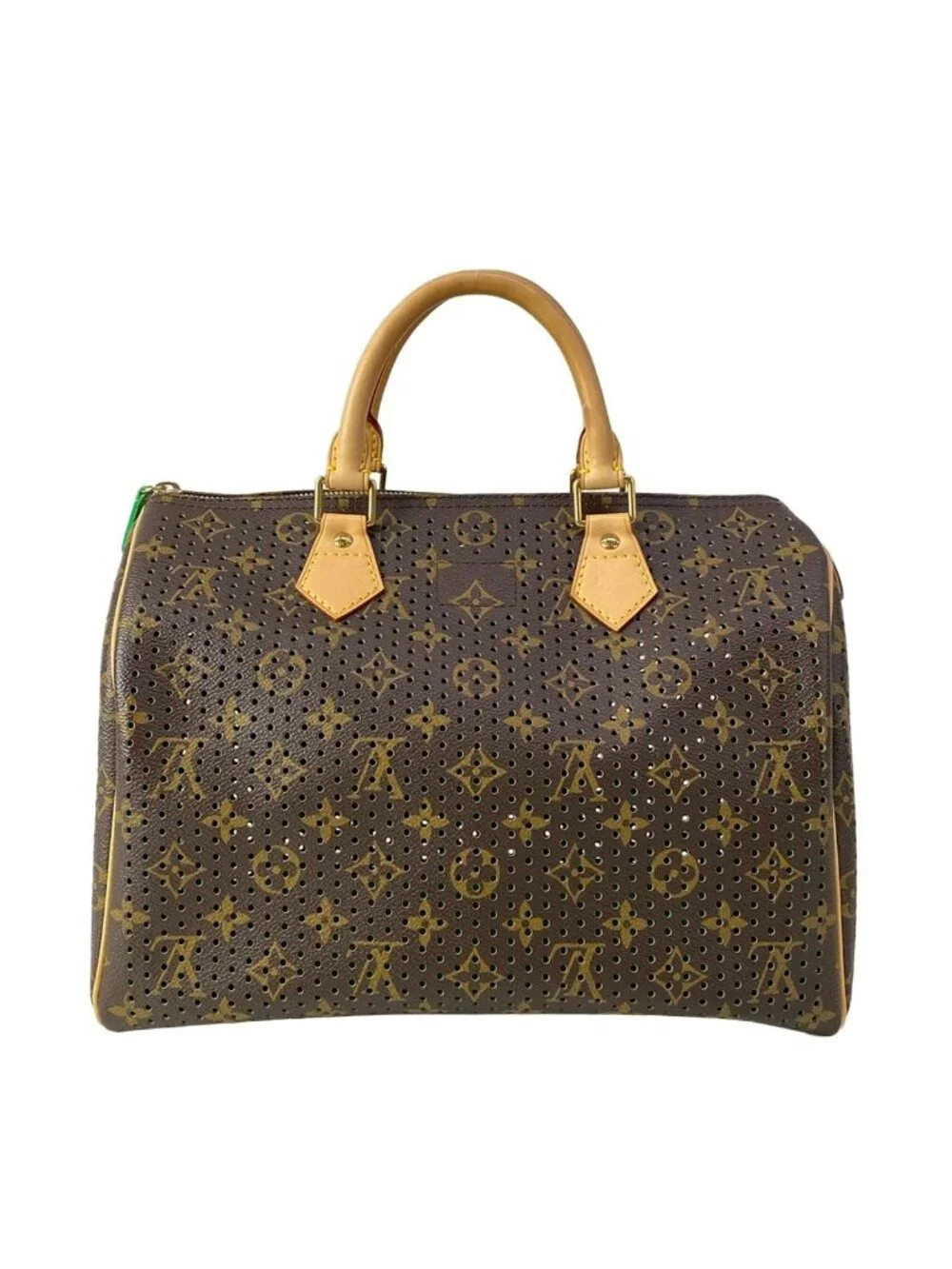 Louis Vuitton Handbag Monogram Perfo Speedy 30 Vert